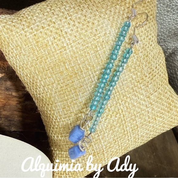 Alquimia Blue and Silver Beaded Bracelet - Picture 1 of 1